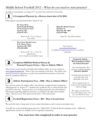 2012 Middle School Calendar | PDF