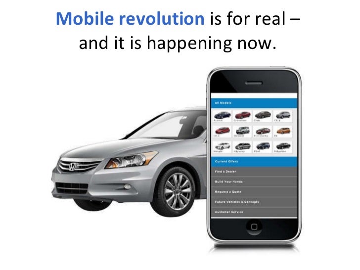 2012 Mobile Marketing Strategy For Auto Dealers