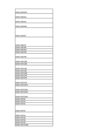 OZAKI IC865EM

OZAKI IC865KU

OZAKI IC865KU

OZAKI IC865MZ




OZAKI IC865ST




OZAKI IC865ST
OZAKI IC867BK
OZAKI IC867BU
OZAKI IC867RD

OZAKI IC867RD

OZAKI IC872/BK
OZAKI IC872/BK

OZAKI IC872/BL
OZAKI IC872/BL
OZAKI IC872/BR
OZAKI IC872/PK
OZAKI IC872/PK

OZAKI IC872/PK
OZAKI IC872/WH

OZAKI IC872/WH
OZAKI IC872/WH

OZAKI IC872/WH
OZAKI IC875A
OZAKI IC875A
OZAKI IC875A


OZAKI IC875A

OZAKI IC875A
OZAKI IC875B
OZAKI IC875B
OZAKI IC875B
OZAKI IC877/GRB
 
