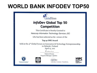 WORLD BANK INFODEV TOP50
 