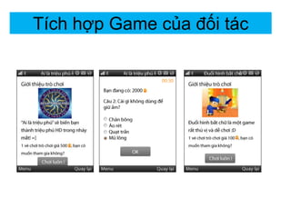 Tích hợp Game của đối tác
 