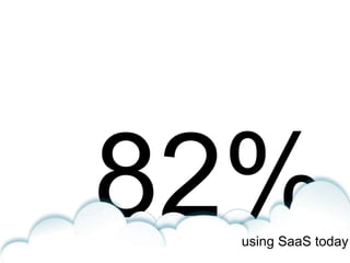 using SaaS today
 