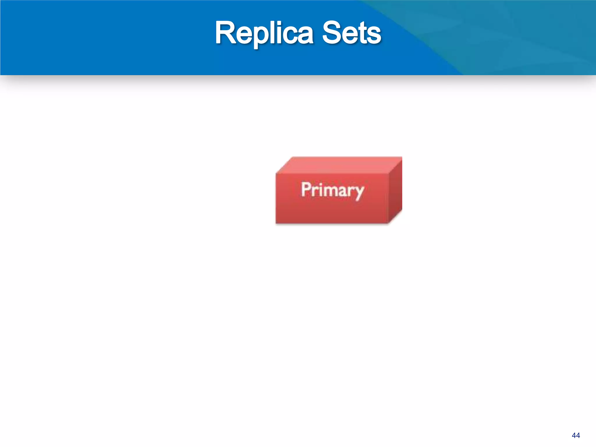 Asynchronous
Replication




          44
 