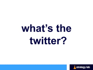 what’s the twitter?
  (bring the keg to the party)
 