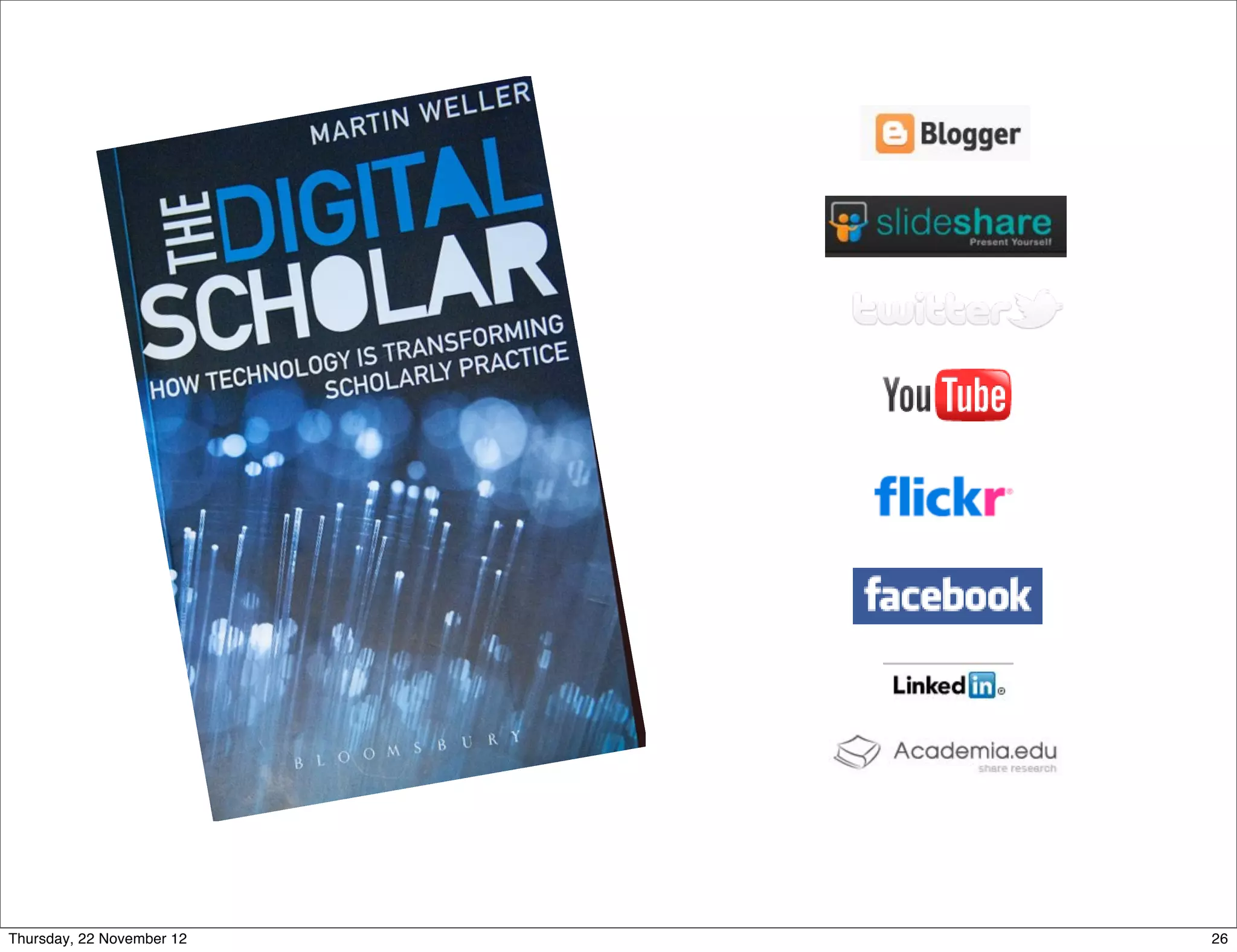 Thursday, 22 November 12   26
 