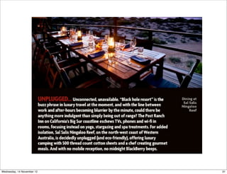 Wednesday, 14 November 12   31
 