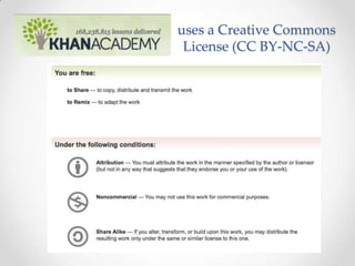 uses a Creative Commons
 License (CC BY-NC-SA)
 