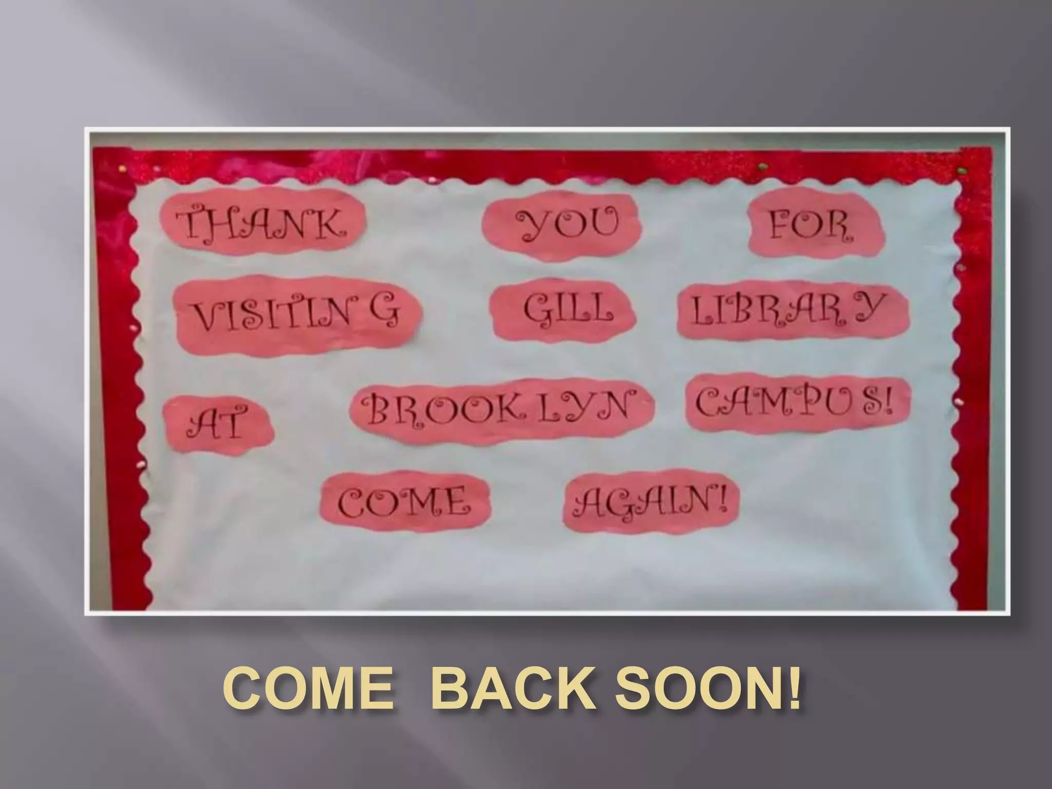 2012 CNR Gill Library Open House