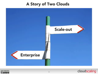 A Story of Two Clouds




                 Scale-out




Enterprise


             3
 
