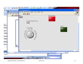 Oregon FIRST Robotics - www.oregonfirst.org   Summer 2012   23
 