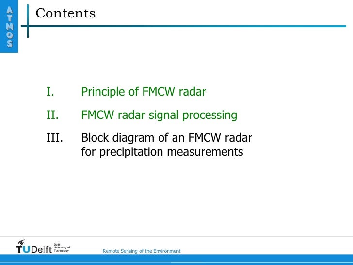 Fmcw radar block diagram pdf