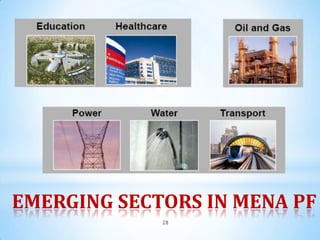 EMERGING SECTORS IN MENA PF
             28
 