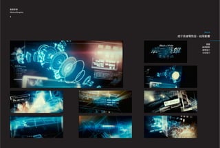 動態影像
MotionGraphic

8                             9




                           Movie

                痞子英雄電影版 - 結尾動畫

                            算圖
                          鏡頭動態
                          建模協力
                          合成協力
 