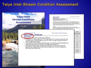 Taiya Inlet Stream Condition Assessment
 