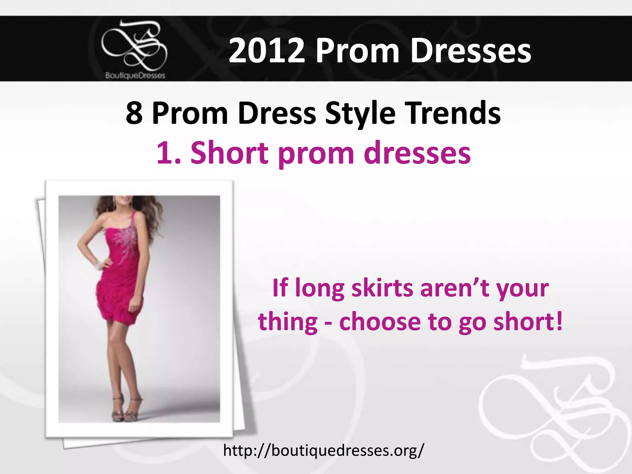 2012 prom dresses | 8 prom dress style trends | Debs dresses 2012