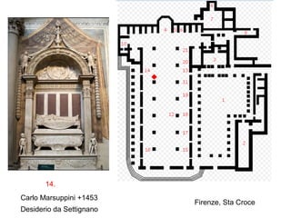 14.
Carlo Marsuppini +1453
                          Firenze, Sta Croce
Desiderio da Settignano
 