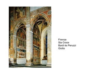Firenze
Sta Croce
Bardi és Peruzzi
Giotto
 