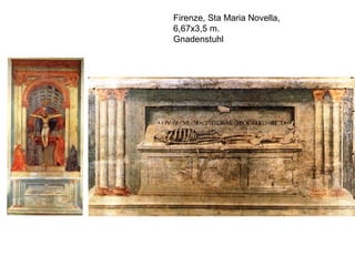 Firenze, Sta Maria Novella,
6,67x3,5 m.
Gnadenstuhl
 
