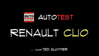 2012 renault clio autotest