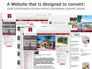 A Website that is designed to convert:
EVERY SITE OPTIMIZED FOR HIGH TRAFFIC CONVERSION, SCIENTIFIC DESIGN
 