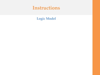 Instructions Logic Model 