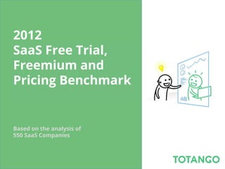 2012
SaaS Free Trial,
Freemium and
Pricing Benchmark


Based on the analysis of
550 SaaS Companies
 