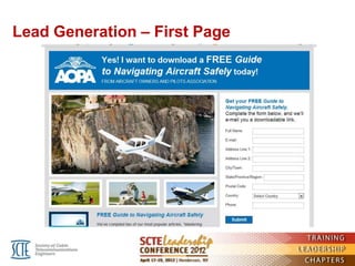 Lead Generation – First Page
 