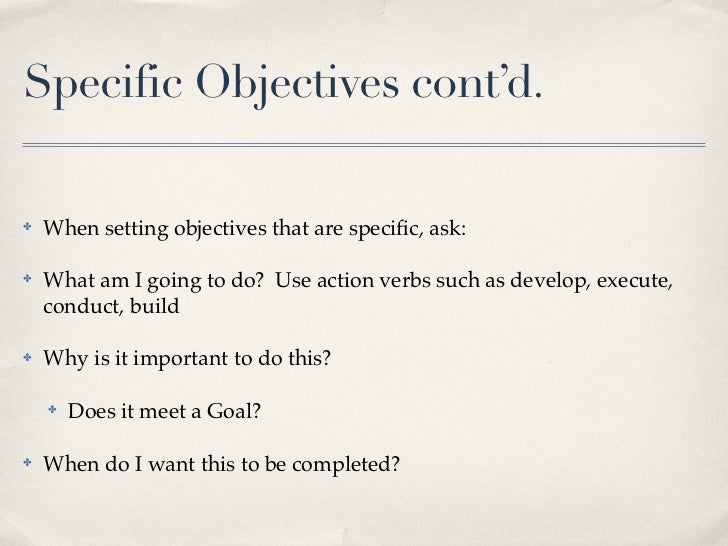 job interview objectives