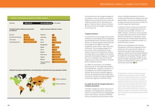 PREPARADOS PARA EL CAMBIO SOSTENIDO



                                                                                                            Las transferencias de recargas prepago de         táneo a múltiples operadores de todo el
         FIGuRA 2: ACTIVIDADES DE ENVíOS DE DINERO GLObALES                                                 un teléfono a otro son ahora una práctica         mundo, permitiendo que cualquiera de ellos
                                                                                                            habitual para la mayoría de los usuarios de       pueda ofrecer servicios de transferencia de
                                                                                                            teléfonos móviles de los mercados emer-           recarga internacional para abarcar todas las
      País emisor              BAJO COSTE                 ALTA RETRIBUCIÓN           País receptor
                                                                                                            gentes. Todos los días se realizan millones       rutas de migración importantes.
                                                                                                            de transacciones de recargas compartidas
                                                                                                                                                              Cuando se utiliza un nodo, los servicios de
                                                                                                            en la misma red.
      Cantidad media enviada por transacción              Ingreso mensual medio por usuario                                                                   transferencia de recarga internacional no
      (en dólares)                                                                                                                                            necesitan que la entidad “emisora” o el
                                                                                                                                                              ORM “receptor” invierta en nuevos equipos.
                                                                                                            Traspasar fronteras
      De Asia                 4                           Pakistán            2,62                                                                            El propio nodo interconecta con el entorno
      De Oriento Próximo      5                           Indonesia           4,47                          Las transferencias de recarga internacional       técnico existente de sus abonados, lo que
                                                                                                            satisfacen las necesidades de los trabajadores,   permite que los clientes finales transfieran
      De Europa               8                           India               4,8
                                                                                                            aprovechando tanto la infraestructura que         la recarga desde sus teléfonos móviles, un
      De Norteamérica          10                         China               9,7                           ofrecen los nuevos modelos de distribución        punto de venta u online.
                                                          Bangladesh          3,4                           de recargas de los ORM en los países
                                                                                                                                                              Mientras los trabajadores de los países
                                                                                                            receptores como el factor “bajo coste, alta
                                                          Egipto              7,7                                                                             emergentes continúen emigrando a otros
                                                                                                            retribución” de la recarga prepago en el
                                                          Kenia               5,43                                                                            países más ricos para buscar trabajo, las
                                                                                                            país emisor. Estas transferencias (cuyo
                                                                                                                                                              transferencias de recarga internacional
                                                          Nigeria             8,8                           importe medio es de 8 dólares) se utilizan
                                                                                                                                                              seguirán cubriendo una necesidad. Millones
                                                          Marruecos           9,9                           principalmente como regalos en ocasiones
                                                                                                                                                              de emigrantes ya envían pequeños regalos
                                                                                                            especiales (festividades religiosas, cumplea-
                                                          Argelia             8,8                                                                             y asistencia a sus familias y amigos en sus
                                                                                                            ños, etc.), y también como una forma de
                                                          México              13,9                                                                            países de origen, ayudando tanto a quienes
                                                                                                            asegurar que el dinero enviado es utilizado
                                                                                                                                                              reciben las transferencias como a sus
                                                          Europa central y    16,5                          para el propósito previsto.
                                                          oriental
                                                                                                                                                              economías nacionales.
                                                                                                            Los ORM, los minoristas y las entidades
                                                                                                            financieras de los mercados desarrollados
                                                                                                            han identificado –y ayudan a satisfacer– la
      Alrededor de 25 países envían dinero a más de 80 países a través de más de 230 operadores móviles     necesidad de sus clientes emigrantes de
                                                                                                            acceder de una forma cómoda y segura a
                                                                                                                                                              Erik Van Thielen se incorporó a TransferTo a principios
                                                                                                            servicios de transferencia de recarga inter-
                                                                                                                                                              de 2008 para hacerse cargo de las primeras implanta-
                                                                                                            nacional en tiempo real, además de generar
                                                                                                                                                              ciones de la compañía en Europa y África, y en marzo de
                                                                                                            sustanciales ingresos complementarios.
                                                                                        Países receptores                                                     2010 ocupó el cargo de vicepresidente de marketing y
                                                                                                                                                              desarrollo empresarial. Antes de unirse a TransferTo, Van
                                                                                                                                                              Thielen pasó 10 años en la industria de telecomunicacio-
                                                                                        Países emisores     Los nodos de envío de recarga involucran a
                                                                                                                                                              nes como asesor legal en Oberthur Card Systems; se hizo
                                                                                                            múltiples operadores
                                                                                                                                                              cargo de varias misiones de desarrollo empresarial en
                                                                                                            Transferir recarga de un país a otro y de un      Sybase 365, incluyendo la dirección de las relaciones con
                                                                                                            operador a otro exige que los operadores          operadores de telefonía móvil de Europa, Oriente próximo
                                                                                                            utilicen un nodo de envío de recarga global.      y África. Actualmente ocupa el puesto de gerente nacional
                                                                                                            Estos nodos ofrecen una sencilla interfaz         para Sudáfrica.
                                                                                                            técnica y contractual que da acceso instan-




138                                                                                                                                                                                                                  139
 