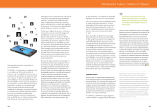 PREPARADOS PARA EL CAMBIO SOSTENIDO



                                                mensajería y voz u otros servicios P2P ofrece    lo que la barrera a las compras es bastante           Puede que el siguiente paso sea
                                                un número casi ilimitado de posibilidades        baja para la mayoría de los consumidores”.            involucrar más a estos usuarios
                                                creativas. Los NUVO han dado el primer                                                                 mediante programas de fidelidad
                                                                                                 Gene Lew, director técnico de MediaFriends,
                                                paso, simplemente vendiendo a terceras                                                                 o cuponeo, directamente desde la
                                                                                                 se hace eco de estas opiniones: “A otros
                                                partes publicidad con un perfil demográfico                                                            aplicación.
                                                                                                 [abonados NUVO] parece que les encanta
                                                muy preciso. En consecuencia, la publicidad
                                                                                                 disponer de muchas opciones. A otros lo
                                                puede dirigirse a usuarios concretos.
                                                                                                 que de verdad les gustaría es que pudieran
                                                Puede que el siguiente paso sea involucrar       hacerse más cosas a través del modelo             exige utilizar el dispositivo móvil para pagar
                                                más a estos usuarios mediante programas          in-app”.                                          bienes y servicios tangibles. No obstante, las
                                                de fidelidad o cuponeo, directamente                                                               aplicaciones o servicios NUVO no han sido
                                                                                                 A los abonados de MediaFriends y Gogii            pensados para eso, ni son el mecanismo
                                                desde la aplicación. De nuevo, los NUVO
                                                                                                 les gusta disponer de opciones de compra          ideal para hacerlo. Pero como mecanismo
                                                tienen la ventaja de conocer la demografía
                                                                                                 in-app, y estas opiniones son un reflejo de       para comprar servicios de comunicaciones
                                                y los hábitos de consumo. Algunos incluso
                                                                                                 otros abonados NUVO. Hoy los usuarios             –personalización de aplicaciones, minutos
                                                saben dónde están sus abonados (si estos
                                                                                                 compran funciones de aplicaciones avanzadas       de llamadas de voz o vídeo o incluso mensajes
                                                lo autorizan). Las posibilidades de todo esto
                                                                                                 o utilidades de servicios adicionales. En         internacionales– es un instrumento mara-
                                                son ilimitadas. Debería ser relativamente
                                                                                                 cierto modo, esto se parece a cómo se utilizaba   villoso. Los actuales NUVO independientes
                                                fácil conseguir que los abonados conecten
                                                                                                 el sistema SMS premium para comprar               acaban de empezar a estudiar lo que pueden
                                                sus cuentas NUVO con algún mecanismo
                                                                                                 contenido móvil, como salvapantallas y            ofrecer a sus abonados. Son una fuerza
                                                de pago. Esta combinación crearía un po-
                                                                                                 tonos de timbres. Ciertamente, es habitual        disruptiva real en las comunicaciones P2P
                                                tente mecanismo de captación de clientes
                                                                                                 ver cómo las compras in-app abren nuevas          y suponen un impulso innovador necesario
                                                provisto de millones de abonados con 	
                                                                                                 posibilidades, como la de los juegos móviles,     para la forma en que la gente se comunica.
                                                poder adquisitivo.
                                                                                                 así como otras a través de las diferentes         ¿Serán una fuerza a tener en cuenta en el
                                                Murray, de Gogii, también ha señalado: “A        aplicaciones móviles. En la mayoría de los        comercio móvil? Probablemente no, pero
                                                los abonados parece que les gusta mucho          casos, este tipo de compra todavía está           podrían encontrar su sitio con la gestión de
interoperable, tendrán una audiencia 		         el comercio in-app. Al día de hoy, muchas        limitado a cierta capacidad virtual o mejoras     relaciones con el cliente móvil (mCRM).
muy importante.                                 (si no gran parte) de las aplicaciones más       en el servicio móvil, a través de las distintas
                                                rentables son freemium (la aplicación es         aplicaciones que usa el consumidor.
Un NUVO y sus abonados son algo parecido        gratuita, pero los clientes pagan por acceder
a una red social. Dentro de esta red de         a utilidades premium a través del comercio
usuarios hay una plataforma común, que es       in-app). Hay que recordar que la mayo-                                                             William Dudley es director de grupo de producto de
                                                                                                 ¿Adónde vamos?
la aplicación que utilizan los abonados para    ría de los usuarios de móviles ya se está                                                          Sybase Operator Services, así como supervisor de
comunicarse mediante mensajería normal                                                           Al comparar el impacto del modelo NUVO            mensajería móvil, estrategia de producto FMC, GRX, IPX
                                                acostumbrando a pagar cosas con el móvil
(como SMS) con otros abonados NUVO o de                                                          en el comercio móvil y en el ecosistema de        e IMS, e iniciativas de nuevos productos para todos los
                                                (con frecuencia, cosas que no comprarían a
otras entidades. Puesto que esta plataforma                                                      comunicaciones P2P, es menos disruptivo en el     servicios de operadores y tecnologías emergentes dentro
                                                través de una página web desde el ordenador).
es común para muchos millones de usuarios                                                        comercio móvil. Sin embargo, el modelo es         de Sybase. Antes de incorporarse a Sybase, Dudley fue
                                                Además, con la facturación a través del
potenciales, también es una oportunidad                                                          un gran vehículo para lograr el compromiso        responsable de producto en Norteamérica para productos
                                                operador y con muchas de las plataformas
única para que los NUVO ofrezcan valor                                                           y fidelidad del cliente, como lo son muchas       de mensajería inalámbrica de CMG. Fue responsable de la
                                                de comercio in-app, los datos de facturación
añadido a sus abonados, incluyendo fidelidad                                                     redes sociales. En realidad, la movilización      definición de la estrategia técnica y comercial para todos
                                                de los usuarios ya están disponibles, por
y contactos con el cliente a terceras partes,                                                    de los servicios NUVO para la captación de        los productos relacionados con la mensajería de CMG.
                                                lo que con un solo clic pueden obtener el
así como una plataforma para poder 	                                                             clientes aún está en mantillas.                   Durante su estancia en CMG formó parte de un pequeño
                                                contenido o la experiencia que deseen. Por lo
comprar bienes y servicios. Pensemos en         general, el coste de estos clic se sitúa entre                                                     equipo multiempresarial que definió el concepto de SMS
                                                                                                 El auténtico (y definitivo, según algunos)
esto: un NUVO con 10 millones de abonados 	     unos céntimos y unos pocos dólares, por                                                            interoperador basado en centros.
                                                                                                 comercio móvil –o pagos a través del móvil–
que utilizan la misma aplicación para



148                                                                                                                                                                                                        149
 