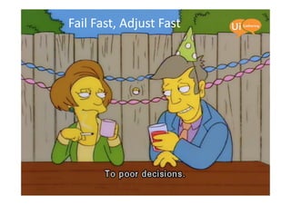 Fail Fast, Adjust Fast
 