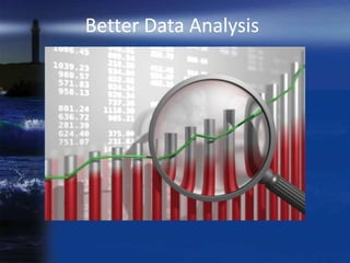 Better Data Analysis
 