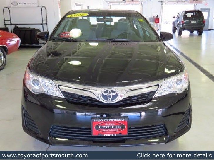 Used 2012 Toyota Camry Portsmouth NH Toyota Dealer