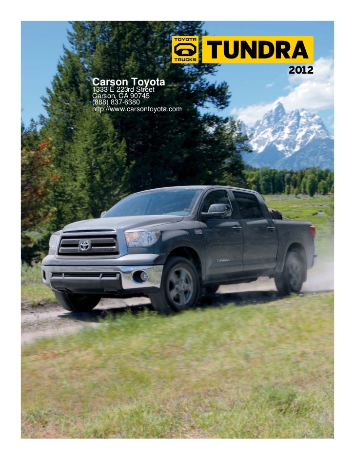 2012 Toyota Tundra For Sale CA | Toyota Dealer Near Los ...