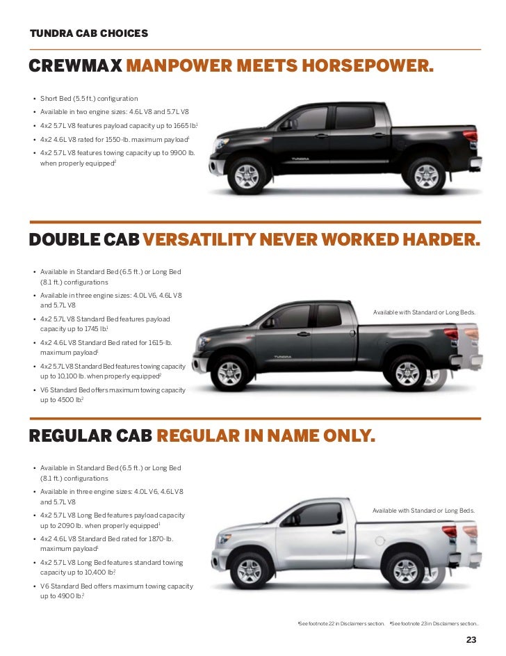 Towing Capacity 4 6l V8 Tundra