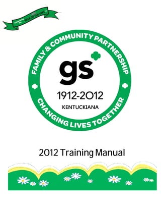 2012 Training Manual
 