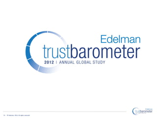 2012 Edelman Trust Barometer Malaysia