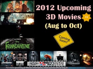 #2




For more upcoming 3D Movies information, check out the official blog at Ultimate 3D Movies
 
