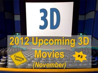 2012 Upcoming 3D
     Movies
    (November)
 