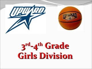 3 -4 Grade
 rd   th

Girls Division
 