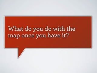 Rail Europe Experience Map
Guiding Principles

Customer Journey
STAGES

PLANNING, SHOPPING, BOOKING

Research & Planning

ng their

Shopping

Enable people to plan over time.

RAIL EUROPE

Enter trips

Research destinations, routes and products

Destination

Review fares

Select pass(es)

Look up

pages
STAGES: Planning,time tables
Shopping

Live chat for
questions

Map itinerary
(ﬁnding pass)

Connect planning, shopping and
booking on the web.

DOING

Post-Booking, Pre-Travel

Travel

Visualize the trip for planning
and booking.
Conﬁrm
itinerary

Delivery
options

Payment
options

Review &
conﬁrm

STAGES: Planning, Shopping, Booking

Check ticket
status

Google
searches

View
maps

Print e-tickets
at home

Paper tickets
arrive in mail

Look up
timetables

Research
hotels

THINKING

FEELING

place for site seeing and activities?

• I want to get the best price, but I’m willing to pay a

little more for ﬁrst class.
• How much will my whole trip cost me? What are my
trade-offs?
• Are there other activities I can add to my plan?

I need in this booking so I don’t pay more
shipping?
• Rail Europe is not answering the phone. How
else can I get my question answered?

Web

• It’s hard to trust Trip Advisor. Everyone is

so negative.
• Keeping track of all the different products
is confusing.
• Am I sure this is the trip I want to take?

when an issue came up, I couldn’t get help.
• What will I do if my tickets don’t arrive in time?

• Stressed that I’m about to leave the country

• Website experience is easy and friendly!
• Frustrated to not know sooner about which

and Rail Europe won’t answer the phone.
• Frustrated that Rail Europe won’t ship tickets
to Europe.
• Happy to receive my tickets in the mail!

tickets are eTickets and which are paper tickets.
Not sure my tickets will arrive in time.

STAGE

Arrange
travel

Plan/
conﬁrm
activities

Request
refunds

• I just ﬁgured we could grab a train but there are

Mail tickets
for refund

• Trying to return ticket I was not able to use. Not

not more trains. What can we do now?
• Am I on the right train? If not, what next?
• I want to make more travel plans. How do I
do that?

sure if I’ll get a refund or not.

• People are going to love these photos!
• Next time, we will explore routes and availability
more carefully.

• I am feeling vulnerable to be in an unknown place in

• Excited to share my vacation story with

• Stressed that the train won’t arrive on time for my

• A bit annoyed to be dealing with ticket refund

the middle of the night.

my friends.

connection.
• Meeting people who want to show us around is fun,
serendipitous, and special.

issues when I just got home.

Enjoyability

Enjoyability

Enjoyability

Enjoyability

Enjoyability

Enjoyability

Relevance of Rail Europe

Relevance of Rail Europe

Relevance of Rail Europe

Relevance of Rail Europe

Relevance of Rail Europe

Relevance of Rail Europe

Helpfulness of Rail Europe

EXPERIENCE

Proa
with

Share
experience
(reviews)

This is why we have the takeaways

• I’m excited to go to Europe!
• Will I be able to see everything I can?
• What if I can’t afford this?
• I don’t want to make the wrong choice.

STAGE

Customer Experience Survey

• Do I have everything I need?
• Rail Europe website was easy and friendly, but

• Do I have all the tickets, passes and reservations

Get stamp
for refund

web/
apps

Stakeholder interviews
• What is the easiest way to get around Europe?
• Where do I want to go?
• How much time should I/we spend in each

Share
photos

Buy additional
tickets

Web

Talk with
friends

at Station

Aggregate shipping with a
May call if
reasonable timeline.
difﬁculties
STAGE: Booking

Follow-up on refunds for booking changes

STAGES: Shopping, Booking
E-ticket Print

Change
plans

Impr
expe

Share experience

Activities, unexpected changes

occur
Kayak,
compare
airfare

Blogs &
Travel sites

Post Travel

Arm customers with information
for making decisions.

Wait for paper tickets to arrive

STAGES: Planning, Shopping

raileurope.com
Plan with
interactive map

POST
Booking

Helpfulness of Rail Europe

Helpfulness of Rail Europe

Helpfulness of Rail Europe

Helpfulness of Rail Europe

Helpfulness of Rail Europe

Opportunities
GLOBAL

PLANNING, SHOPPING, BOOKING

POST-BOOK, TRAVEL, POST-TRAVEL

Communicate a clear value
proposition.

Help people get the help they
need.

Support people in creating their
own solutions.

Enable people to plan over time.

Visualize the trip for planning
and booking.

Arm customers with information
for making decisions.

Improve the paper ticket
experience.

Accommodate planning and
booking in Europe too.

STAGE: Initial visit

STAGES: Global

STAGES: Global

STAGES: Planning, Shopping

STAGES: Planning, Shopping

STAGES: Shopping, Booking

STAGES: Post-Booking, Travel, Post-Travel

STAGE: Traveling

Make your customers into better,
more savvy travelers.

Engage in social media with
explicit purposes.

Connect planning, shopping and
booking on the web.

Aggregate shipping with a
reasonable timeline.

Proactively help people deal
with change.

Communicate status clearly at
all times.

STAGES: Global

STAGES: Global

STAGES: Planning, Shopping, Booking

STAGE: Booking

STAGES: Post-Booking, Traveling

STAGES: Post-Booking, Post Travel

Information
sources

Stakeholder interviews

Customer Experience Survey

Ongoing,
non-linear

Linear
process

Non-linear, but
time based

Experience Map for Rail Europe | August 2011

 