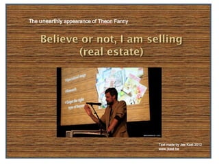 Theon Fanny joins a Pecha Kucha