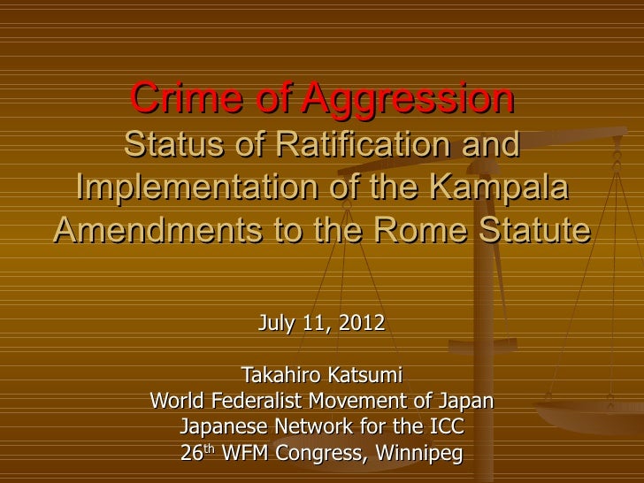2012.07.11 WFM Congress ICC Panel on Crime of Aggression