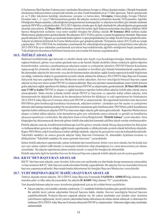 (Uluslararasý Okul Sporlarý Federasyonu) tarafýndan düzenlenen Avrupa ve Dünya Þampiyonalarý, Olimpik branþlarda
    uluslararasý federasyonlarýn yarýþma takviminde yer alan, Ferdi branþlarda en az 17 ülke sporcusu, Takým sporlarýnda
    en az 9 ülke takýmýnýn katýldýðý uluslararasý yarýþma ve turnuvalarý, 3.Grupta; Güneydoðu Avrupa Ülkeleri
    Oyunlarý’nda 1., 2. veya 3.'lük kazanýlmasý gerekir. Bu adaylar, merkezî yerleþtirme dýþýnda, YGS puanlarý, Aðýrlýklý
    Ortaöðretim Baþarý puanlarý, yükseköðretim programlarýnýn kontenjanlarý ve adaylarýn tercihleri göz önünde tutulmak
    suretiyle ÖSYM'ce yerleþtirilecektir. 2012-2013 öðretim yýlýnda spor ile ilgili alanlarda bir yükseköðretim programýnda
    okumak isteyenlerin, 12 Mayýs 2011 tarihinden sonraki bir tarihte ilgili federasyonlarýndan alacaklarý/aldýklarý Millî
    Sporcu Belgelerinin asýllarýný veya noter tasdikli örneðini bir dilekçe ekinde 30 Temmuz 2012 tarihine kadar
    Merkezimize göndermeleri gerekmektedir. Bu adaylarýn 2012-YGS'ye girmiþ ve puaný hesaplanmýþ olmalýdýr. Baþvurusu
    geçerli adaylara 2012 Aðustos ayý içerisinde beden eðitimi ve spor programlarýnýn yer aldýðý Tercih Formu gönderilecektir.
    Adaylar tercihlerini belirterek bu Formu Merkezimize geri göndereceklerdir. Yerleþtirme iþlemi 2012 Eylül ayý içinde
    yapýlacaktýr. 2011-ÖSYS'de bu imkândan yararlanarak bir yükseköðretim programýna yerleþtirilmiþ olan adaylar
    2012-ÖSYS'de ayný imkândan yararlanmak için tekrar baþvurduklarýnda, aðýrlýklý ortaöðretim baþarý puanlarýna,
    Yükseköðretim Kurulunca belirlenen katsayýnýn yarýsý kadar bir katsayý uygulanacaktýr.
10.5. ÖZÜRLÜ ADAYLAR
    Bedensel özelliklerinde aðýr derecede ve sürekli olarak iþlev kaybý veya bozukluðu (örneðin, bütün düzeltmelere
    raðmen bedensel, görme veya iþitme gücünde tam ya da önemli ölçüde eksiklik) olmasý nedeniyle eðitim-öðretim
    hizmetlerinden yeterince yararlanamayan adaylarýn seçme ve yerleþtirme iþlemleri, ÖSYM Yönetim Kurulunun
    saptayacaðý bir yöntemle, özür türü, özür derecesi, puanlarý ve tercihleri göz önünde bulundurularak yapýlacaktýr.
    Bu durumdaki adaylar bir üniversite veya devlet hastanesinden alacaklarý saðlýk kurulu raporuyla kimlik bilgilerinin
    yer aldýðý, özürlerine iliþkin öz geçmiþlerini ayrýntýlý olarak anlatan bir dilekçeyi 2012-ÖSYS Aday Baþvuru Formuna
    ekleyerek baþvuru yaptýklarý Baþvuru Merkezine teslim edecekler, Ýnternet aracýlýðýyla bireysel baþvuru yapan
    adaylar ise baþvuru süresi içinde ÖSYM’ye ulaþtýracaklardýr. Baþvuru iþlemleri tamamlandýktan sonra özürlü duruma
    gelen adaylarýn saðlýk raporlarýný bir dilekçe ekinde hemen ÖSYM’ye ulaþtýrmalarý gerekmektedir. 28 Mart 2012 tarihi
    saat 17.00’ye kadar ÖSYM’ye ulaþan ve saðlýk kurulunca raporlarý kabul edilen adaylar özürlü aday olarak sýnava
    alýnacaklardýr. Daha önceki yýllarda özürlü olarak ÖSYS’ye baþvuran ve raporlarý kabul edilen adaylar, özür
    durumlarýnda bir deðiþiklik olmasa da bu durumlarýný belirten bir dilekçeyi ve eski raporlarýnýn bir fotokopisini
    2012-ÖSYS Aday Baþvuru Formuna ekleyerek ÖSYM’ye ulaþtýrmalýdýr. Bu raporlarda belirtilen özür dereceleri
    ÖSYM'nin görevlendireceði kurullarca incelenecek, adaylarýn özürleri yüzünden ayrý bir seçme ve yerleþtirme
    iþlemine tabi tutulup tutulmayacaklarý bu incelemelerin sonuçlarýna göre belirlenecektir. ÖSYM'nin yetkili kurullarýnca
    raporlarý kabul edilmeyen adaylar ÖSYS'ye baþvuran diðer adaylar gibi iþlem göreceklerdir. Raporlarý Merkezimize
    ulaþan ve kabul edilen adaylar, özür durumlarýna göre ayrý salonlarda sýnava alýnacak ve gerekli ise kendilerine
    okuyucu/iþaretleyici verilecektir. Bu adaylarýn Sýnava Giriþ Belgelerinde “Özürlü Salonu” yazýlý olacaktýr. Soru
    kitapçýðýný hiç okuyamayacak derecede görme özürlü olan adaylara karmaþýk þekillere dayalý sorular sorulmayacaktýr.
    Özürlü adaylar sýnavda, kendilerinin kullanacaðý özel bir gerece zorunlu olarak ihtiyaç duyuyorlarsa bu ihtiyaçlarý
    ve kullanacaklarý gerecin ne olduðu saðlýk kurulu raporlarýnda ve dilekçelerinde ayrýntýlý olarak belirtilmiþ olmalýdýr.
    Rapor ÖSYM'nin yetkili kurullarýnca kabul edildiði takdirde, adaylar bu gereçlerini sýnavda kullanabileceklerdir.
    Tekerlekli sandalye ile sýnava girecek adaylar Aday Baþvuru Formunun 26. alanýndaki Açýklama kýsmýna ve
    dilekçelerine “Tekerlekli sandalye ile sýnava girmek istiyorum.” yazacaklardýr.
    Ýþitme özürlü adaylarýn raporlarýnda, iþitme özürünün tipi (sensörinoral, iletim veya mixt olarak), her bir kulak için
    ayrý ayrý iþitme eþikleri (dB olarak) ve konuþma özürlerinin olup olmadýðýnýn (ve varsa derecesinin) yer almasý
    zorunludur. Bu adaylar raporlarýna iþitme testinin imzalý ve onaylý bir örneðini de eklemelidir.
    Özürlü adaylarla ilgili bu kurallar Ýnternet ile bireysel baþvuru yapacak özürlü adaylar için de aynen geçerlidir.
10.6. KKTC’DEN BAÞVURAN ADAYLAR
    KKTC’den baþvuran adaylar, sýnav ücretini, kýlavuzun son sayfasýnda yer alan banka hesap numarasýna yatýracaklar
    ve baþvurularýný KKTC’deki baþvuru merkezlerinden birinde yapacaklardýr. Bu adaylar Ýnternet üzerinden bireysel
    baþvuru yapamayacaklardýr. Baþvuruda banka dekontunun bir örneðini Baþvuru Merkezine vereceklerdir.
10.7. YURT DIÞINDAN (KKTC HARÝÇ) BAÞVURAN ADAYLAR
    Türkiye dýþýnda oturan adaylar, 2012-ÖSYS Aday Baþvuru Formunda YAZIÞMA ADRESÝ bilgi alanýna semt,
    oturulan þehir ve ülke adýný da yazacaklar; bu adaylar ÝL KODU bilgi alanýna “91” yazacaklardýr.
    Yurt dýþýnda bulunan adaylar sýnav ücretlerini göndermek için þu iki yoldan birini seçebilirler:
          Ýsteyen adaylar, yurt içindeki yakýnlarý yardýmýyla, 2.5. maddede belirtilen kurallara göre gerekli ücreti yatýrabilirler.
          Bu þekilde ücret yatýran adaylardan bireysel baþvuru hakký olanlar, Ýnternet aracýlýðýyla bireysel baþvuru
          yapabileceklerdir. Postayla baþvuru yapacak adaylar ise, bir yakýný tarafýndan yurt içinden sýnav ücretinin
          yatýrýlmasýný saðlayacak, ücreti yatýran yakýnýndan banka dekontunu iki nüsha olarak edinecek ve dekontun bir
          nüshasýný 2012-ÖSYS Aday Baþvuru Formuna ekleyerek ÖSYM’ye ulaþtýracaktýr. Dekontun diðeri aday tarafýndan
          saklanmalýdýr.

                                                            24
 