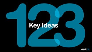 123
Key Ideas
 