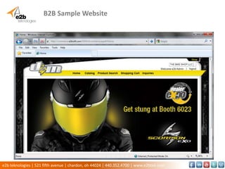 Anytime Commerce --ecommerce storefront software for your B2B | PPTX