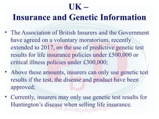 Preserving the Privacy of Genetic Information | PPT
