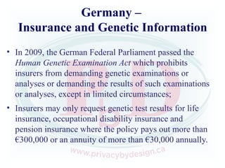 Preserving the Privacy of Genetic Information | PPT