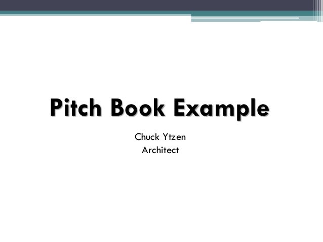 pitch book presentation 11 638