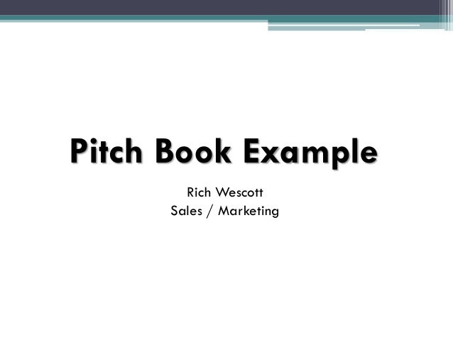 example of a sales presentation